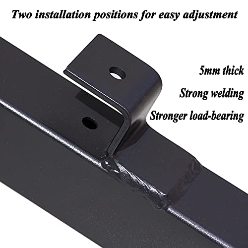 NENGGE Multifunctional Pull Up Bar Wall/Ceiling Mounted, Heavy Duty Upper Body Workout Bar, Adjustable Chin Up Bar, Professional Fitness Exercise Bars Home Gym Strength Training Equipment