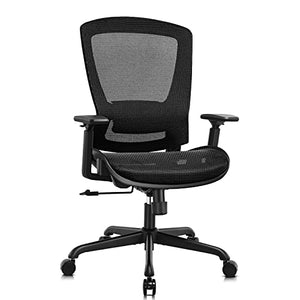 ELABEST Ergonomic Mesh Office Chair with Adjustable Lumbar Support & Armrests