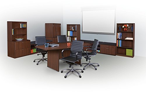 Regency SCTBS7135JV Featuring Lockdowel Assembly Sandia Boat Shaped Conference Table, 71-inch, Java
