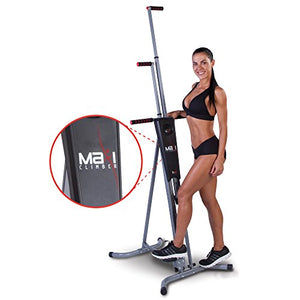 MaxiClimber Vertical Climber Combines Resistance Training and High-Intensity Cardio for a Full Body Workout. Free Coach-led Classes & Fitness App