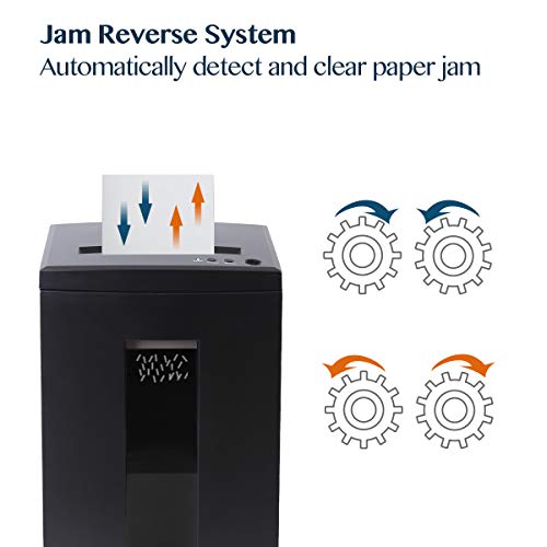 WOLVERINE 18-Sheet High Security Cross Cut Shredder with 60 Mins Runtime - SD9113 (Black ETL)
