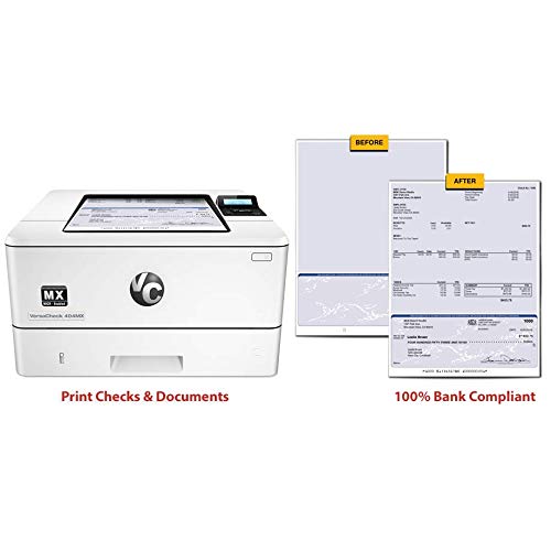 VersaCheck Platinum M404MX MICR Printer Value Bundle,White