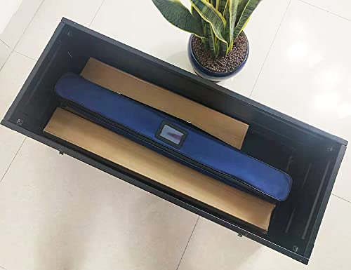 Trade Show Carrying Rolling Hard Case(Inner Dimension: 37¾"x14¼"x13½") Holds Equipment and Accessories for Conference Exhibition and Travel Double Straps
