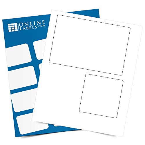 Online Labels 6.78 x 4.75 and 3.5 x 3.75 Shipping Labels - Compatible with USPS Click-N-Ship - Pack of 2,000 Sheets - Inkjet/Laser Printer