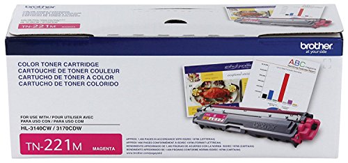 Brother TN221 4-Color Standard Yield Toner Cartridge and DR221CL Replacement Drum Unit Set