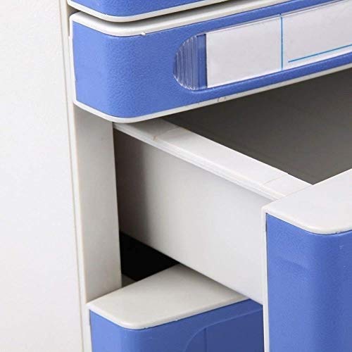 UGani Flat File Storage Cabinet Blue 5Layers - 29.5x39.4x32.5cm