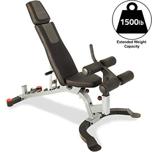 Fitness Reality X-Class 1500 lb Light Commercial Utility Weight Bench with Detachable Leg Lock Down