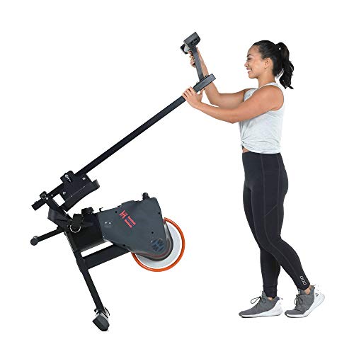 Women’s Health Men’s Health Bluetooth Rower Rowing Machine with 6 Month Free MyCloudFitness App, Black (1638)