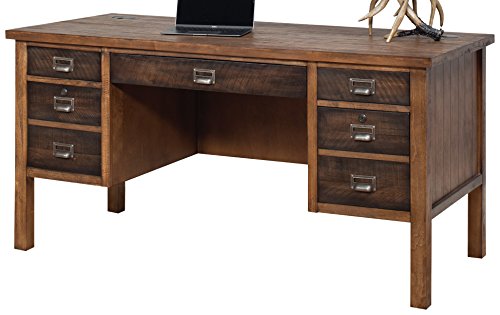 Martin Furniture IMHE660 Heritage Half Pedestal Desk