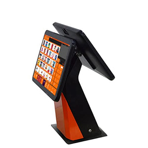 ANYSCALE POS System with Touch Main Screen, Customer Display, and Thermal Receipt Printer - SET04