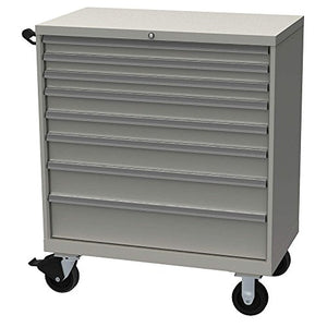 Lista International Corporation Mobile Modular Drawer Cabinet, 40-1/4" x 22-1/2" x 47-3/8", Light Gray