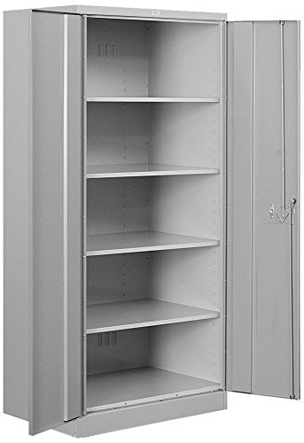 Salsbury Industries Heavy Duty Assembled Storage Cabinet, 78-Inch High by 24-Inch Deep, Gray