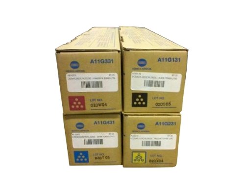 Konica BizHub C280 Color Laser Printer OEM Toner Cartridge Set