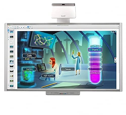 SMART Electronic Interactive Dry Erase Board 6ft x 4ft with UF70W Short Throw Projector