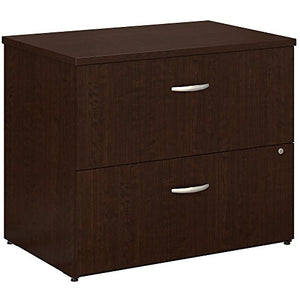 Bush Business Furniture Easy Office Lateral File Cabinet in Mocha Cherry