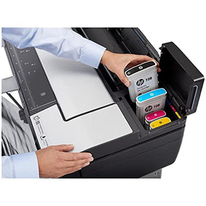 HP DesignJet T830 Large Format Printer, 24" Color Inkjet Plotter, Wireless, Multifunction