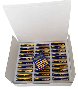 School Smart Primary Calculator Bulk Pack - 4x5.5 Inch, Set of 30