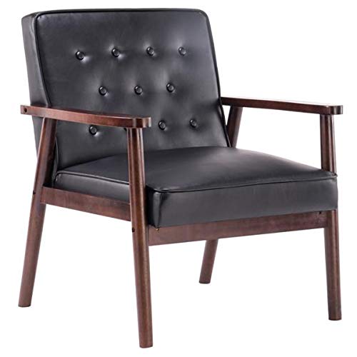 HopeHope Executive Guest Chair Set - 2pcs 400 lbs Wooden Lounge Chairs