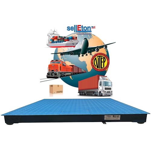 SellEton SL-800-4x4-NTEP Industrial Warehouse Floor Scale | 5000 lbs x 1 lb