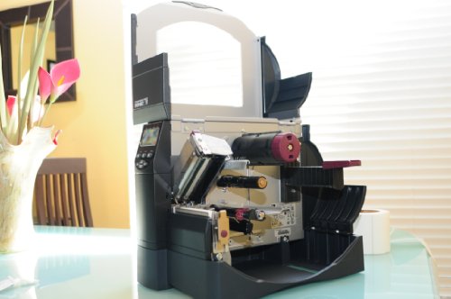 Zebra ZM400-2001-0000T Model ZM400 Thermal Transfer Barcode Printer; 203 dpi/8 dots Resolution, 4.09"/104 mm Print Width, USB, Parallel and Serial Interfaces; Includes US Power Cord