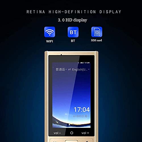 inBEKEA Language Translator Device, Two-Way Interpreter 2.4" Touch Screen, WiFi/Hotspot, 75 Languages - Silver