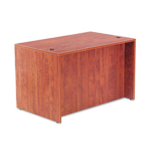 Alera Valencia Series Straight Desk Shell, 47 1/4 X 29 1/2 X 29 5/8, Med Cherry