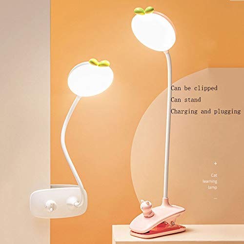 NOALED Desk Lamp with Clip USB LED Table Lamp 3 Modes (Color: B)