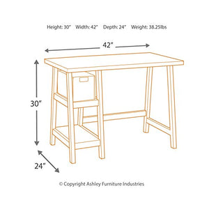 Signature Design by Ashley Mirimyn Home Office Small Desk Multi