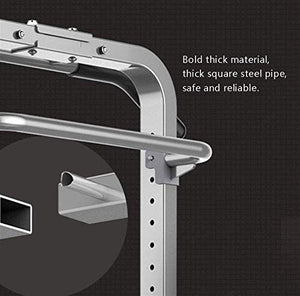 DSWHM Fitness Equipment Strength Training Weight Racks Home Multi-Function Weight Squat Racks Weight Racks Pull-Ups Parallel Bars Adjustable Dip Stands Size 126 71 225Cm