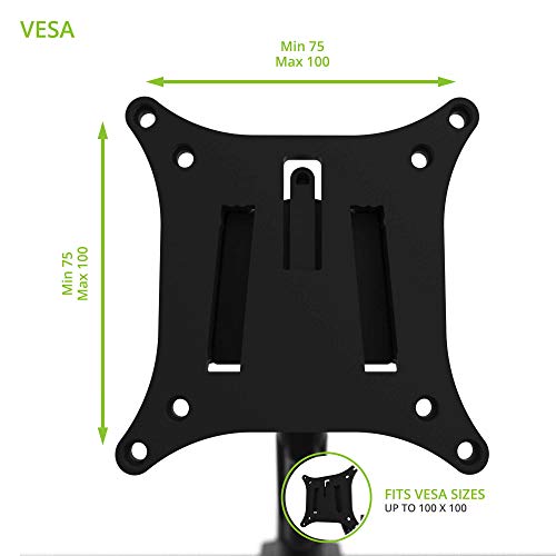 Kanto DMS1000 Desktop Mount for 17-inch to 32-inch Displays (Black)