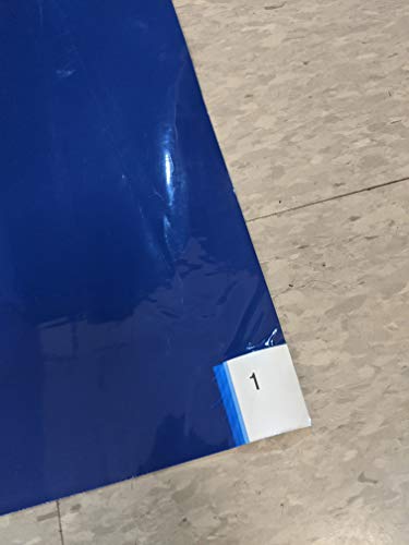 Clean Room Sticky Mats 4 Pads, 30 Sheets per Pad (Blue, 36" x 60")