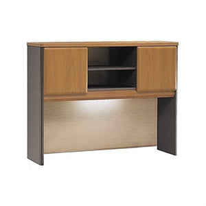 Bush Business Furniture Series A Collection 48W Hutch in Natural Cherry/Slate