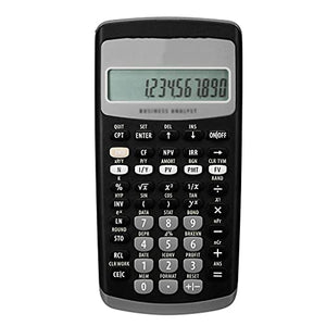 None 12 Plastic Financial Calculator - School Office Supplies