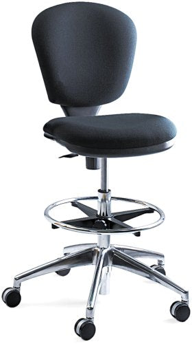 Safco Products Metro Extended Height Chair 3442BL, Ergonomic, Pneumatic Height Adjustable, Heavily Padded