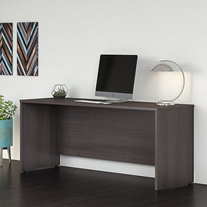 Bush Business Furniture Studio C 72W x 24D Credenza Desk in Storm Gray