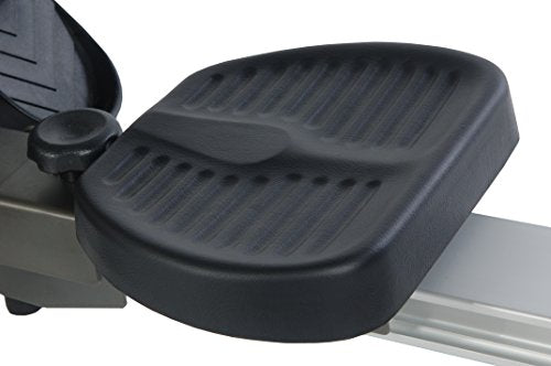Avari A350-700 Stamina Programmable Magnetic Exercise Rower, 81" L x 20" W x 24.5" H, Black/Silver