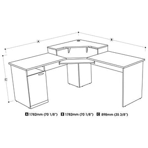 Bestar Corner Desk HKA054