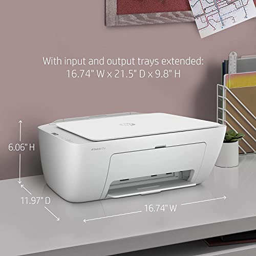 H-P All-in-One Wireless Color Inkjet Printer, Print, Copy, Scan, Wireless USB Connectivity Mobile Printing with NeeGo 6 Feet Printer Cable