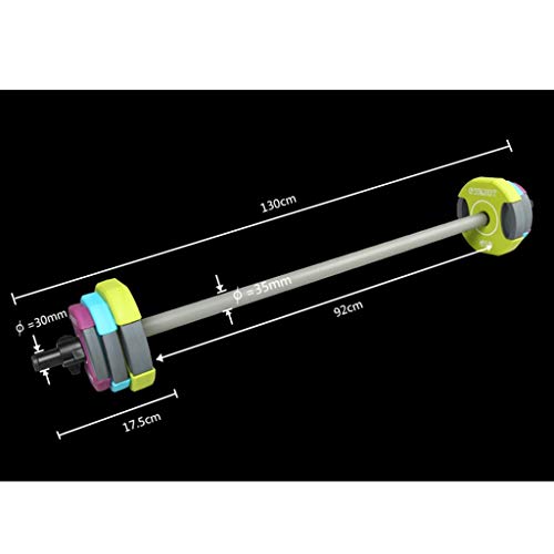 Barbell Plates 44 lbs Weight Adjustable Barbells Barbell Set with 1.2 Meters Connector for Home Gym Fitness Lifting Exercise Workout Strength Training Equipment