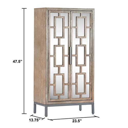Finch FUCN10040A Hayworth Tall Storage Cabinet, Gray
