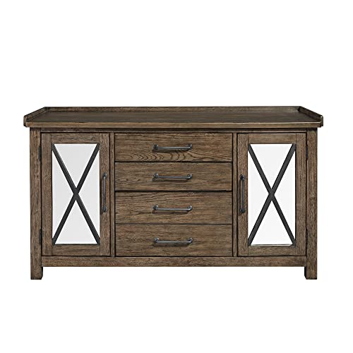 Liberty Furniture INDUSTRIES Sonoma Road Small Credenza, Light Brown, W56 x D22 x H31