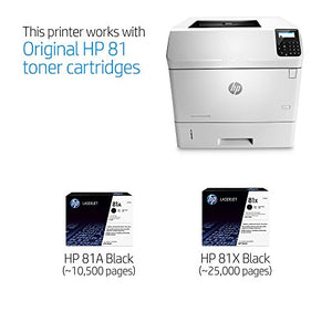 HP Monochrome LaserJet Enterprise M605n Printer w/ HP FutureSmart Firmware, (E6B69A)