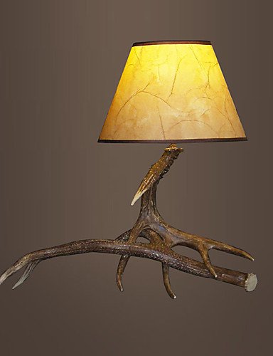 SSBY vintage Table Lamps country Antler lamps Industrial Fixture 1-Lights Living Room Bedroom lights , 110-120v