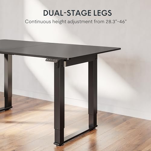 FLEXISPOT Dual Motors Standing Desk 71 x 32 Inch Adjustable Height Electric Sit Stand up Desk