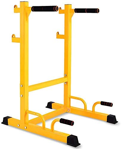 Barbell Rack Home Gym Fitness Squat Rack Squat Rack, Parallel Bars Home Weightlifting Rack, Small Power Tower, Multi-Function Dip Stand Dip Station Dip Bar, Gym Strength Training Fitness Equipment