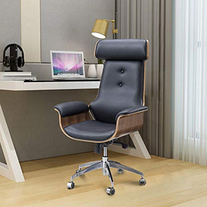 None Boss Chairs Leather Executive Office Chair (Size: West Leather)