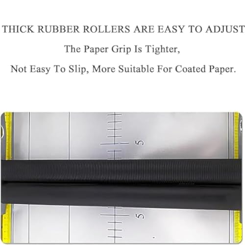 Folding Binding Machine, Automatic Booklet Maker with Adjustable Spacing and Removable Positioning Baffle