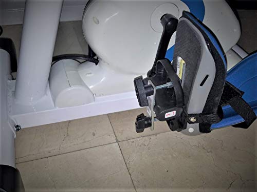 RJ-Mini Motorized Exercise Cycle/Bike + a Pair of Foot Supports and Gloves for Stroke Survivor- Handicapped & Disabled-SCI