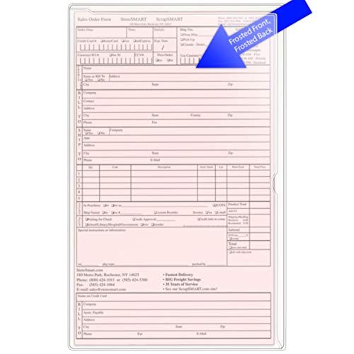 STORE SMART Legal Size Paperwork Organizers Frosted Plastic 500-Pack RPF914L-500