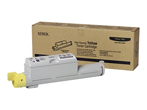 Xerox 106R01220 Toner Cartridge for Xerox Phaser 6360 color laser printer, high yield, Yellow